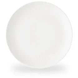Churchill Era White Teller Flach Coup 26cm