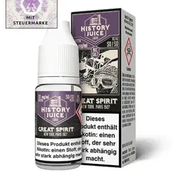 Great Spirit NicSalt Liquid by History Juice 10ml / 10mg