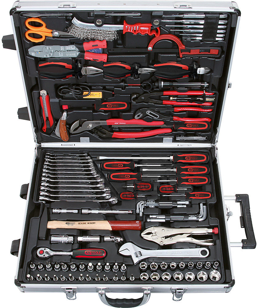 3/8'' CHROMEplus Universal-Werkzeug-Satz, 172 Teile, Flank Traction KS Tools