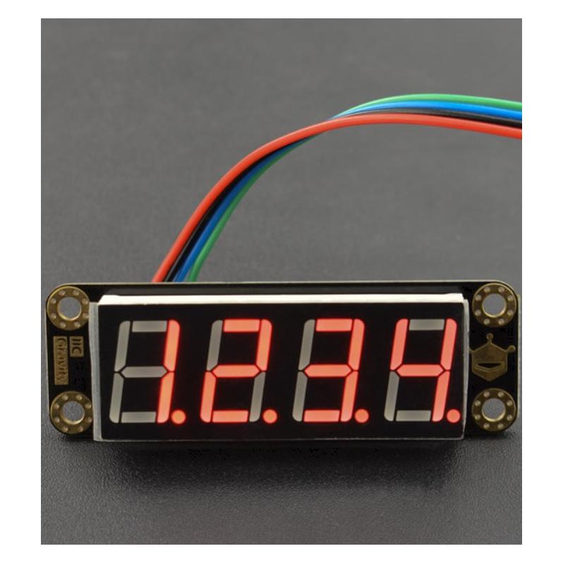 DFRobot Gravity rotes 4-Digit 7-Segment LED-Display (24873488)