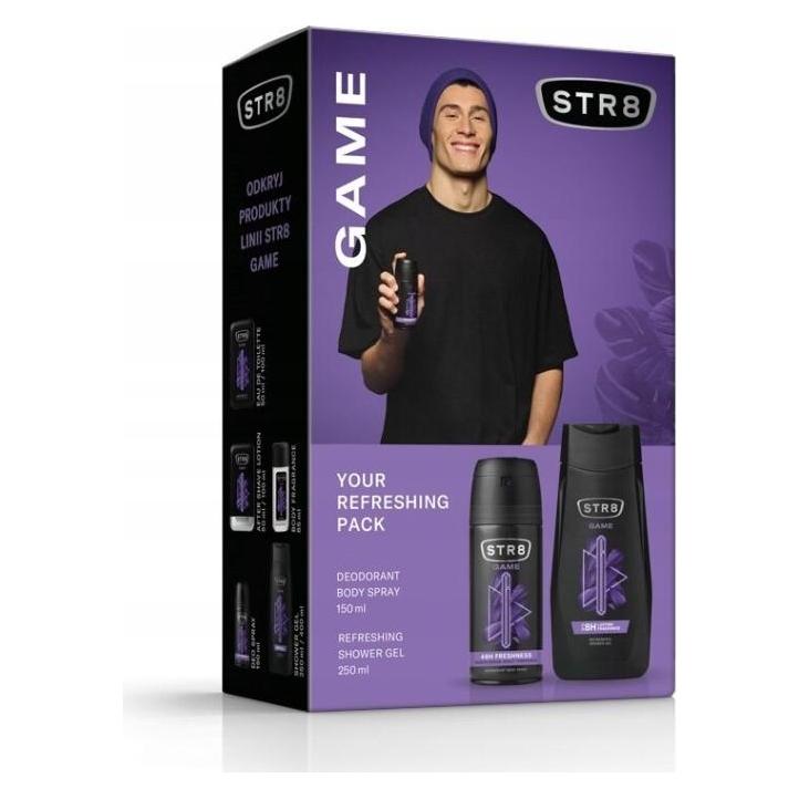 Str8 Game Deodorant 150 Ml Gel 250 Ml (Spray, 150 ml) (50003001)