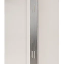 Hörmann Regalleiste für "Juno" Gerätehäuser, 2 Stück,silber,196 x 8 cm