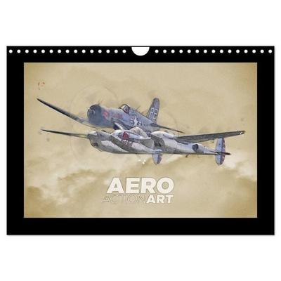 Aero Action Art - Luftfahrt Kunst (Wandkalender 2027 DIN A4 quer), CALVENDO Monatskalender