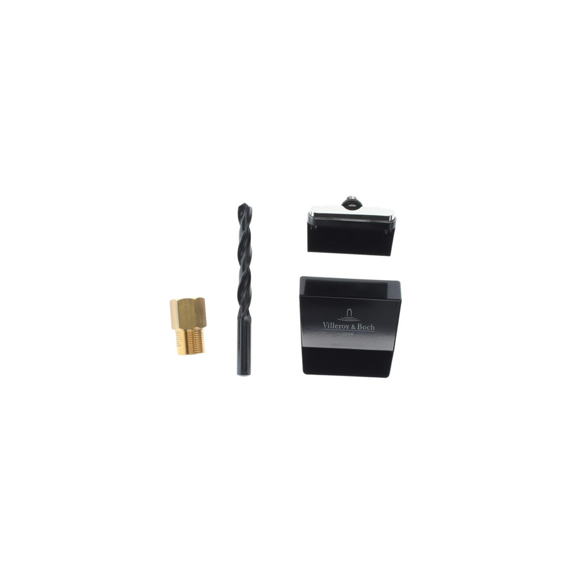 V&B Wasserzulauf 15x22x6,5cm, black matt ; Villeroy & Boch (UPCON0123-33)