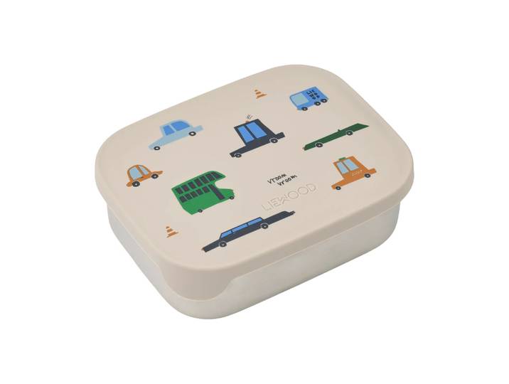 Liewood Boîte à lunch Arthur 13,5x17 cm Cars-Sandy