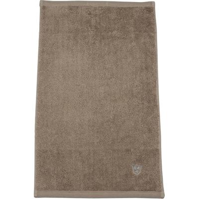 Gaestehandtuecher ROSS "Vita 4004", braun (cappuccino), B:30cm L:50cm, Frottier, Obermaterial: 100% Baumwolle, Handtücher, Bestickung ROSS-Emblem
