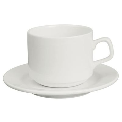 Olympia 6 Stück Lumina Stapelbare Tassen 20cl. Modern ansprechend. Passend zu Untertasse CD646