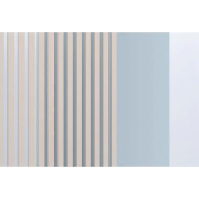 Fototapete LIVING WALLS "Walls by Patel Illusion Room", blau (blau1), B:4m L:2,7m, Vlies, Tapeten, Vlies, Wand