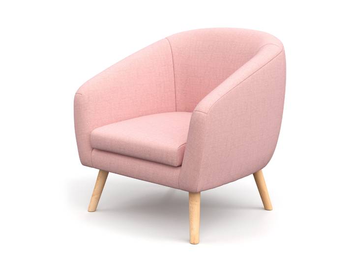 Sessel BIANCA rosa