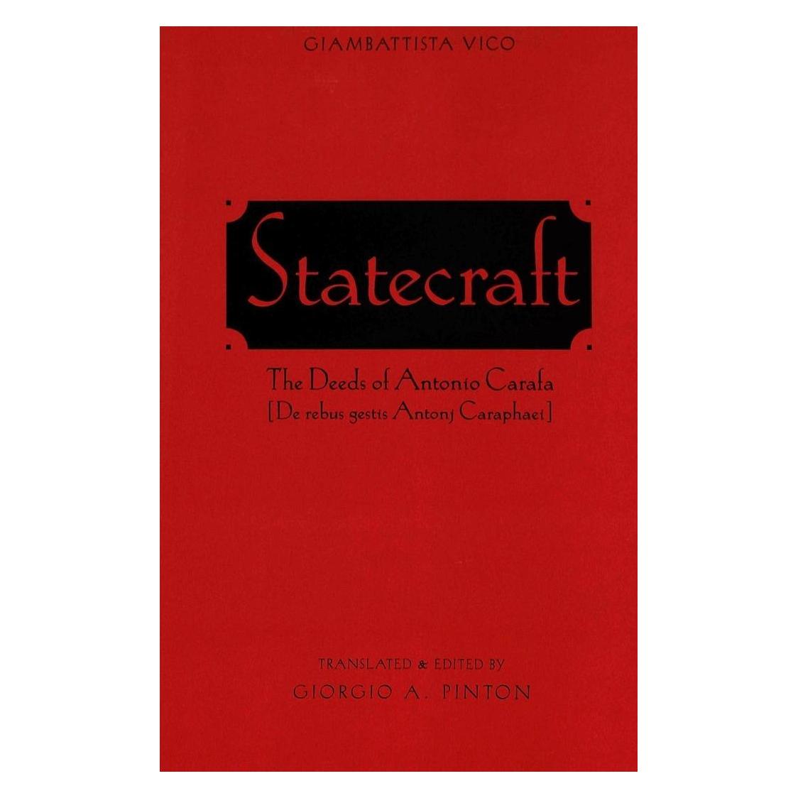 Peter Lang Statecraft (Englisch, Hardcover, Giorgio A. Pinton) (33225702)