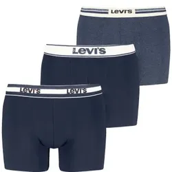 Levis 3P Gift Icon Combi Boxer Marine Baumwolle X-Large Herren