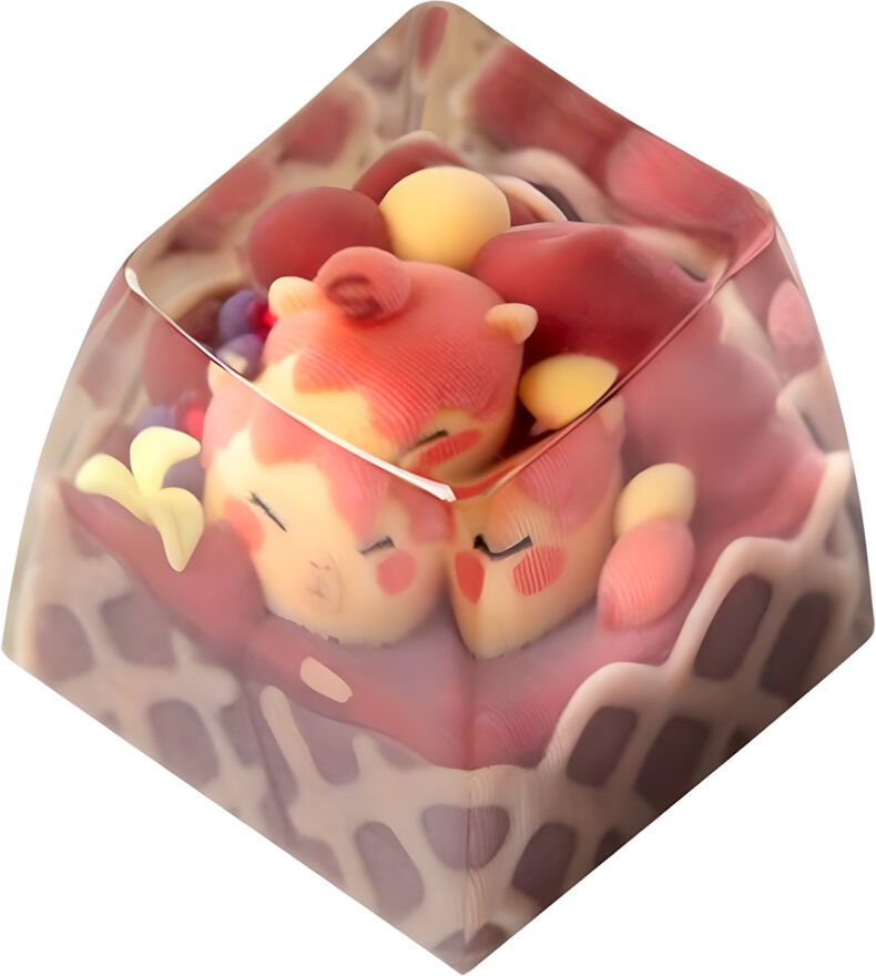 Keymoji Animal Ice Cream - Chocolate