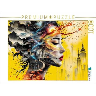 CALVENDO Puzzle Ein Motiv aus dem Kalender Spiegelstädte der Seele - Urbanes Labyrinth der Wahrnehmung | 1000 Teile Lege-Größe 64x48cm Foto-Puzzle für