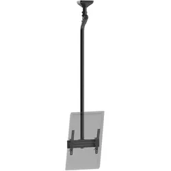 KIMEX - TV-Halterung neigbare Decke 1 Hochformatbildschirm 43''- 75'' Höhe 225cm schwarz