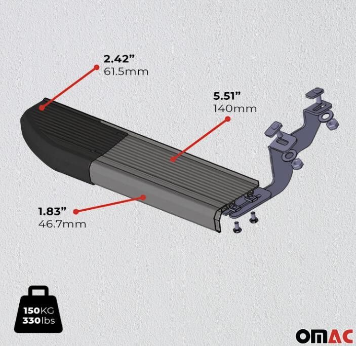 OMAC G001791 Auto-Trittbretter