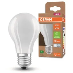 OSRAM E27 besonders effiziente LED Lampe 3,8W wie 60W 4000K neutralweißes Licht matt - beste Energie Effizienz Klasse
