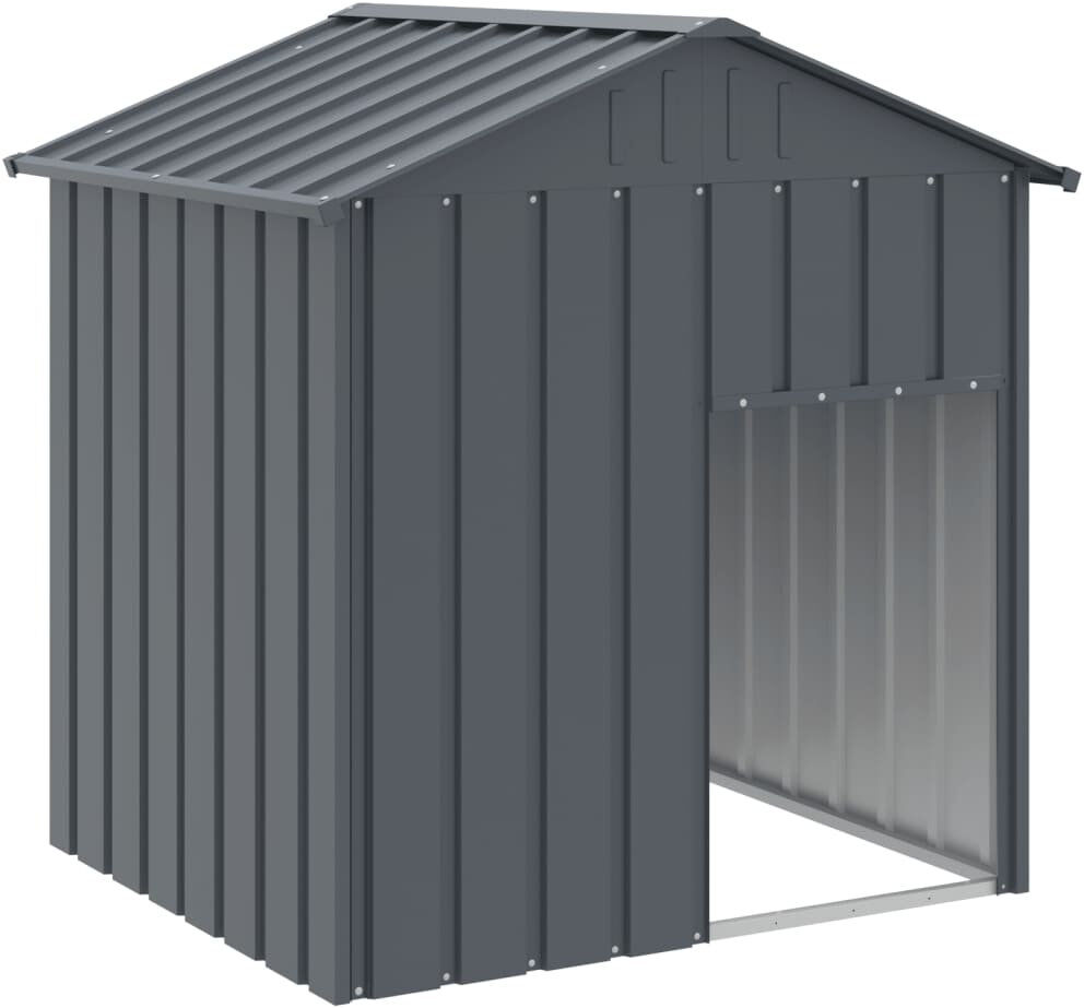 Archie & Oscar Atticus Steel Dog House Anthracite 49”H x 42”W x 36”D