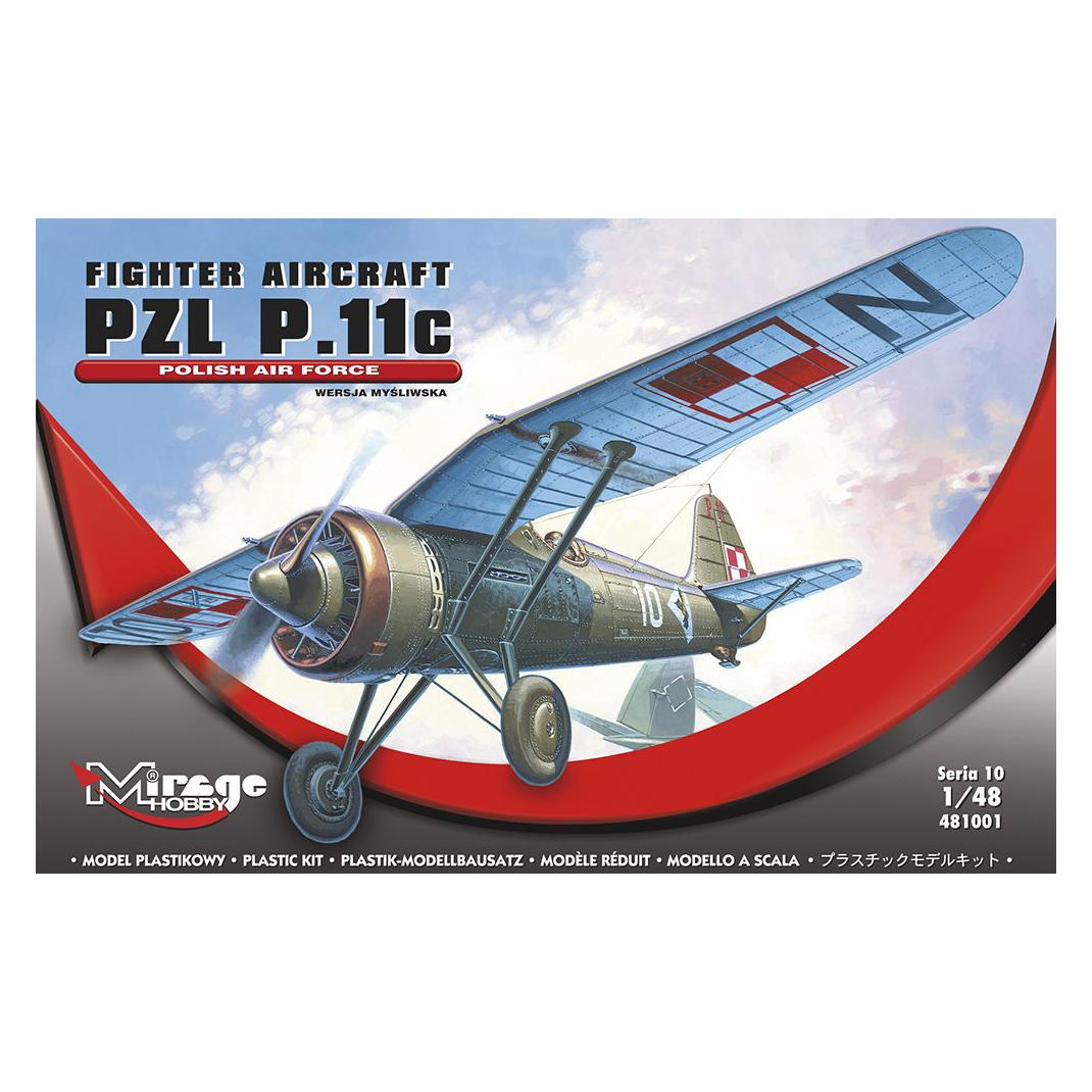 Mirage Hobby PZL P-11 C Polnische Luftwaffe mit Resin- und Fotoätzteilen (481001)