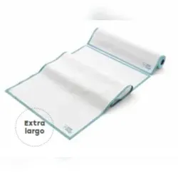 XL Poliertuch Roll Drap in Hellblau, zum polieren von Gläsern und wischen, 40 x 80cm, 1 Rolle / 8 Tücher