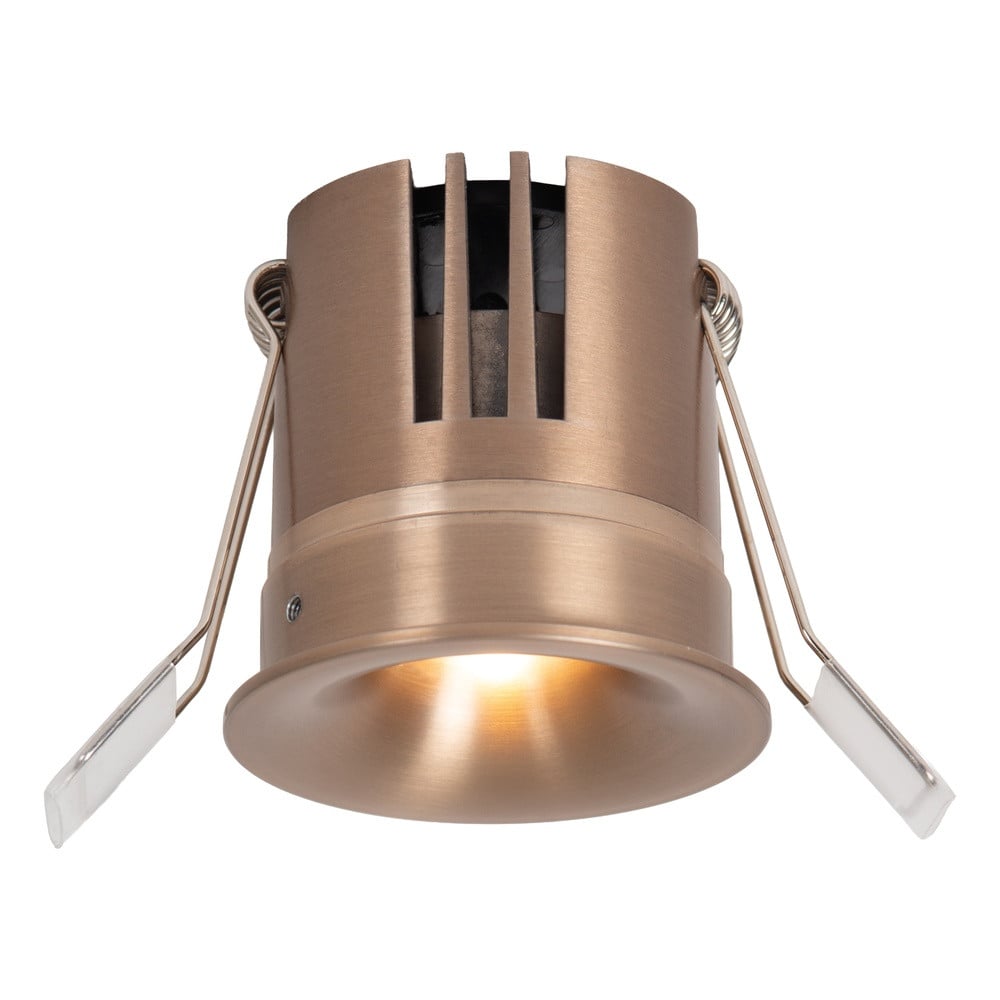 Premium by Lucide Inbouwspot Snax champagne goud/messing Ø 6cm