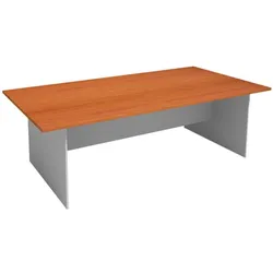 Konferenztisch PRIMO GRAY, 240x120 cm, grau/Kirschbaum