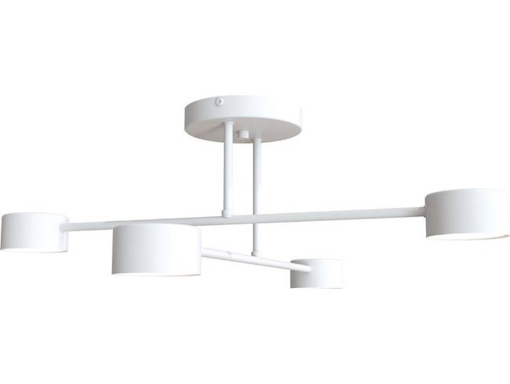 Minimalistische Deckenleuchte, weiß, HALO, 4xGX53, 8W, Emibig
