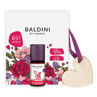 TAOASIS GmbH Natur Duft Manufaktur BALDINI Alles Liebe Miniduftset Öl & Holzherz 1 St 19271150
