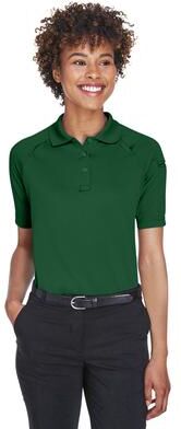 Harriton M211W Women's Advantage Tactical Polo Shirt in Dark Green size 2XL   Polyester