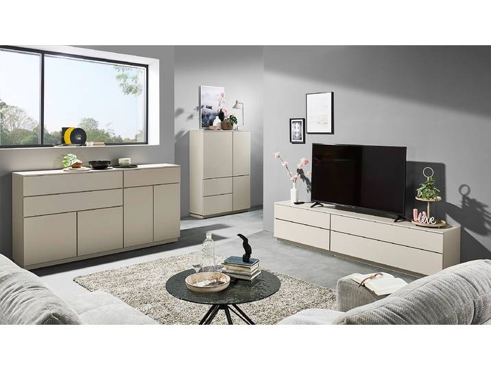 Sideboard 191 x 100 x 38cm Beige
