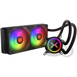 Krux HydroX 240 ARGB (schwarz), CPU Wasserkühler, Schwarz