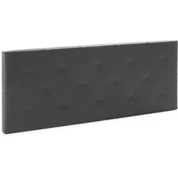 KOPFTEIL 140x60 cm Rombo Schwarz