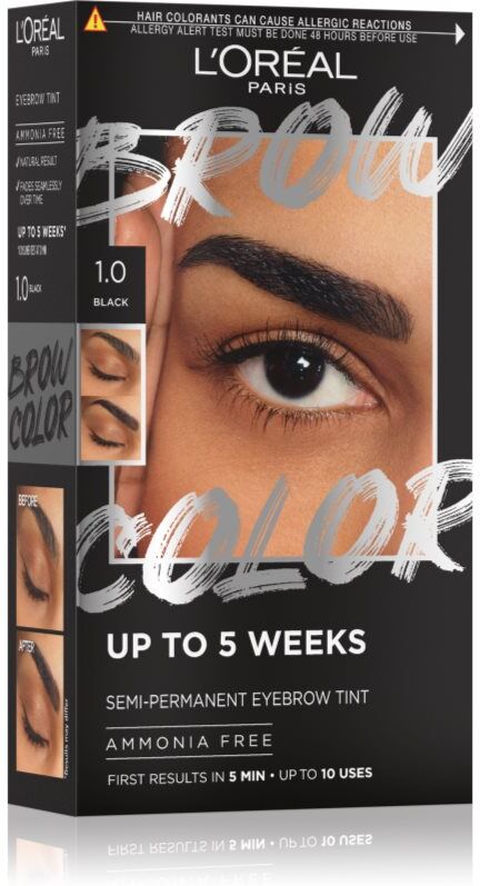 L’Oréal Paris Brow Color brow colour shade 1.0 Black 1 pc