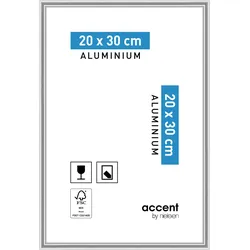 Nielsen Bilderrahmen Accent Aluminium 20 x 30 / Silber
