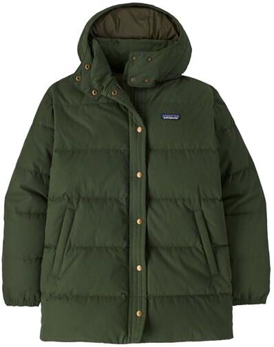 Patagonia Womens Cotton Down Parka, Torrey Pine Green