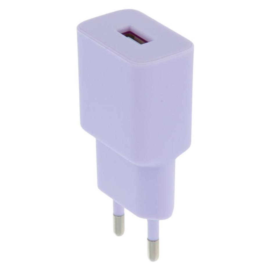 Setty Ladegerät 1x USB 2,4A LSIM-A-129 flieder (24 W, 1 Port) (GSM165726)
