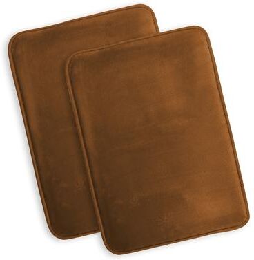 Empyrean Ultra Soft Plush Bathroom Rug - Non-Slip, Velvet, Memory Foam Bath Mat - Set of 2
