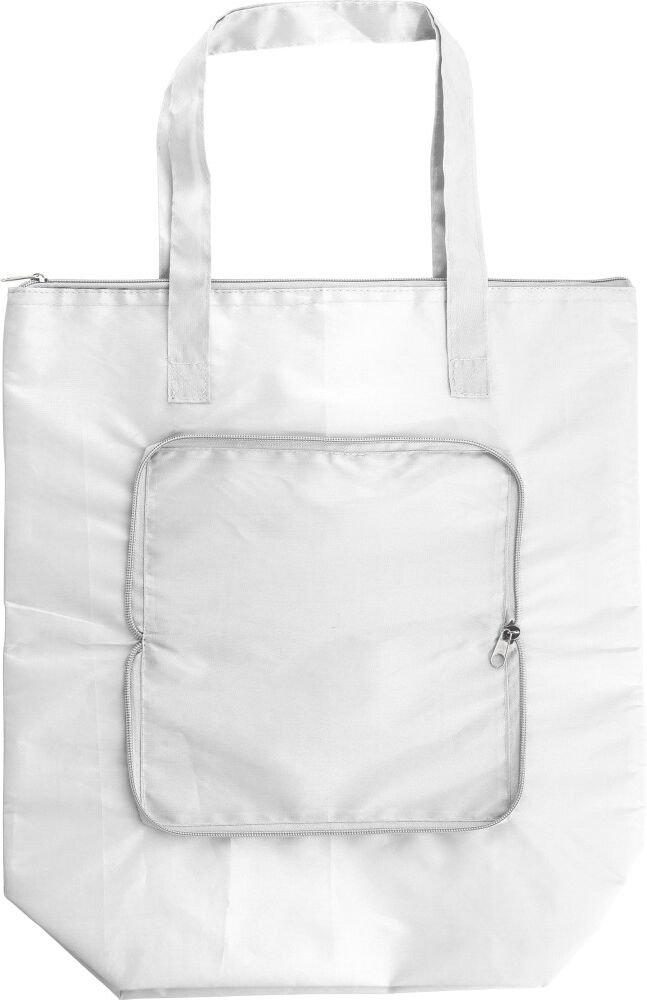 Sac isotherme pratique en polyester pour vos courses - Hal blanc