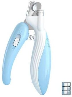 Uplift Picks GlowTrim LED Pet Nail Clippers For Safe Paw Grooming blue