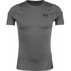 Under Armour, Herren, Sportshirt, HG Armour Comp SS (XXL), Grau, XXL