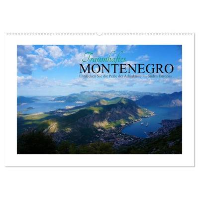 Traumhaftes Montenegro - Entdecken Sie die Perle der Adria im Süden Europas (Wandkalender 2027 DIN A2 quer), CALVENDO Monatskalender