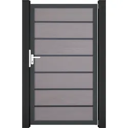 GroJa Solid Grande Premium Tor Sondermaß max. 150x180cm Anthrazitrahmen Bi-Color Sand