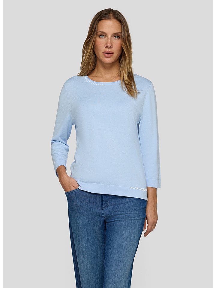 Rabe Pullover in Hellblau - 46