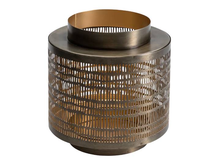 Windlicht Tinnsja, Edy&liv, gold, Metall