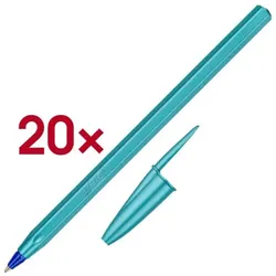 BIC Kugelschreiber »Cristal Glace« 20 Stück türkis