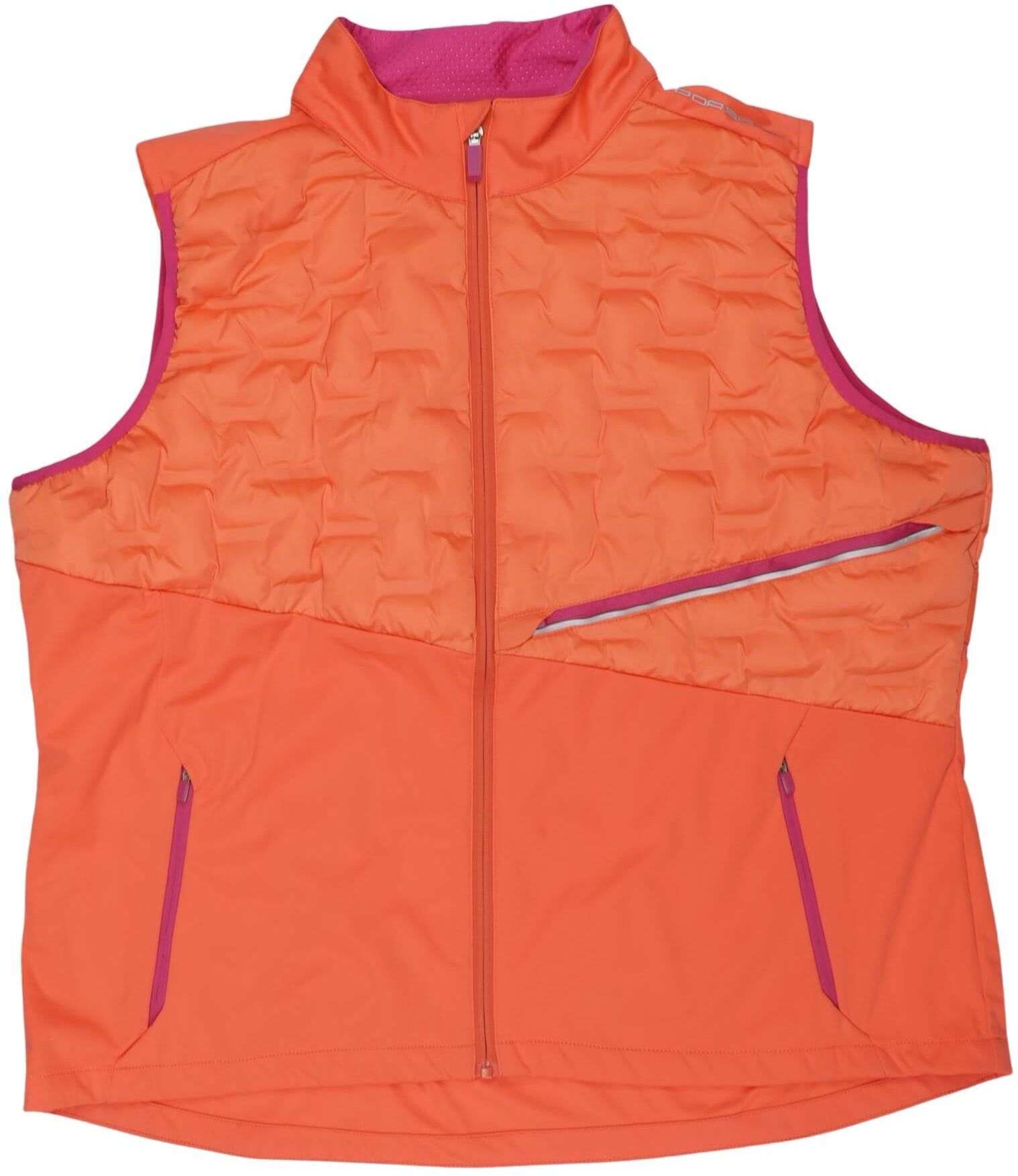 Porsche Design Damen Weste, Orange, Gr. Xxl, Synthetik - Second Hand