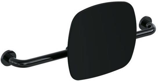 Hewi 801 Rückenstütze 801.51.916390 Wandabstand 150mm, Lehne tiefschwarz, tiefschwarz