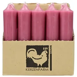 Kerzenfarm Hahn Paraffin-Stabkerze altrosa 10cm