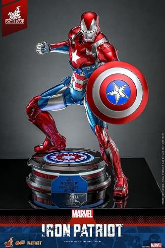 Hot Toys Marvel Diecast Masterpiece 1/6 Iron Patriot Actionfiguur, 32 cm