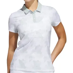 adidas Golf Ulimate 365 Printed Damen Polo weiss/grün