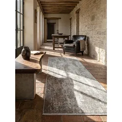 Läufer Kurzflor Beige 80x150 cm - VARA   Kadima Design